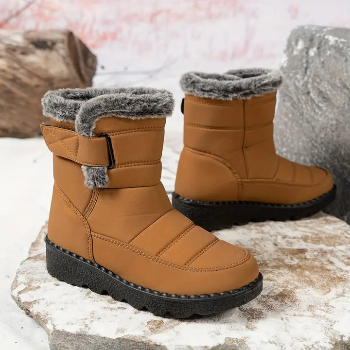 Women's Insulated Ankle Snow Boots – Stylish, Warm & Practical Cold-Weather Footwear