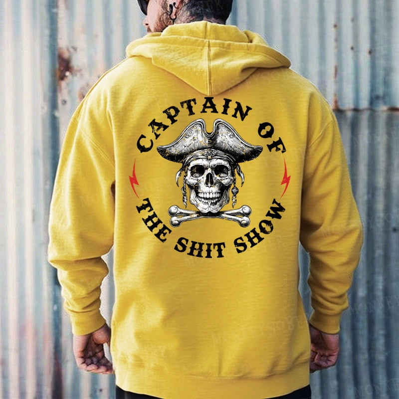 Captain Of The Shit Show Hoodies