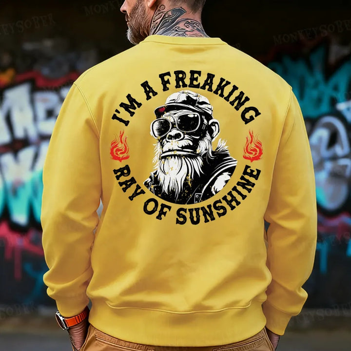 I'm A Freaking Ray Of Sunshine  Sweatshirt