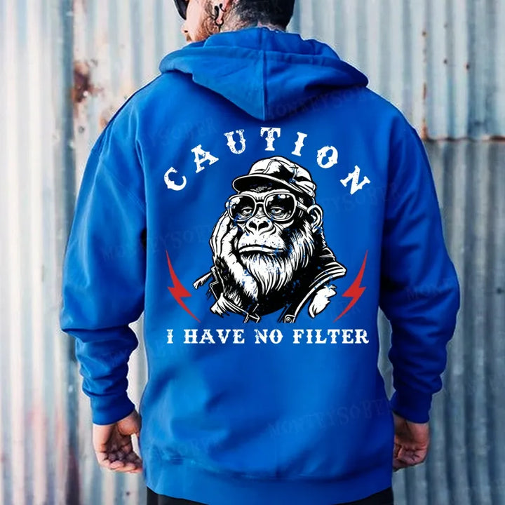 Caution I Have No Filter  Hoodies