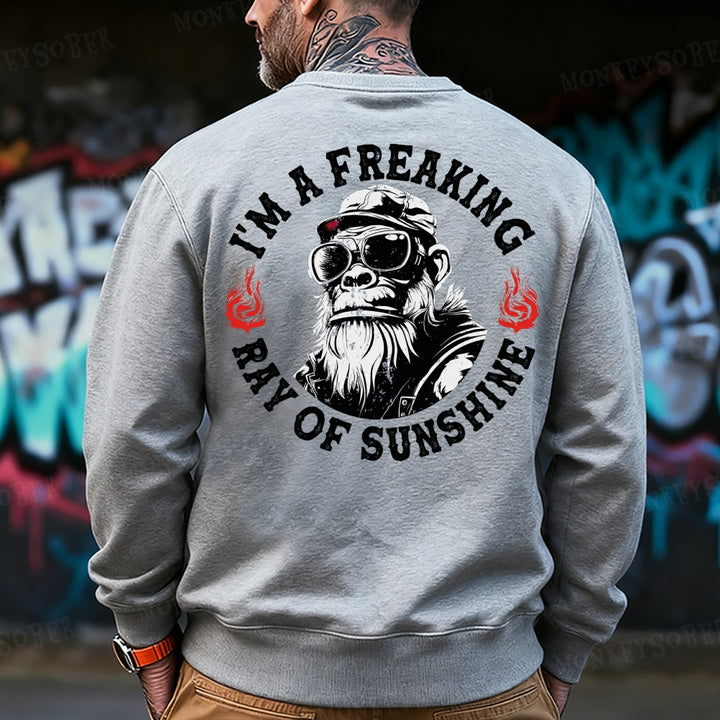 I'm A Freaking Ray Of Sunshine  Sweatshirt
