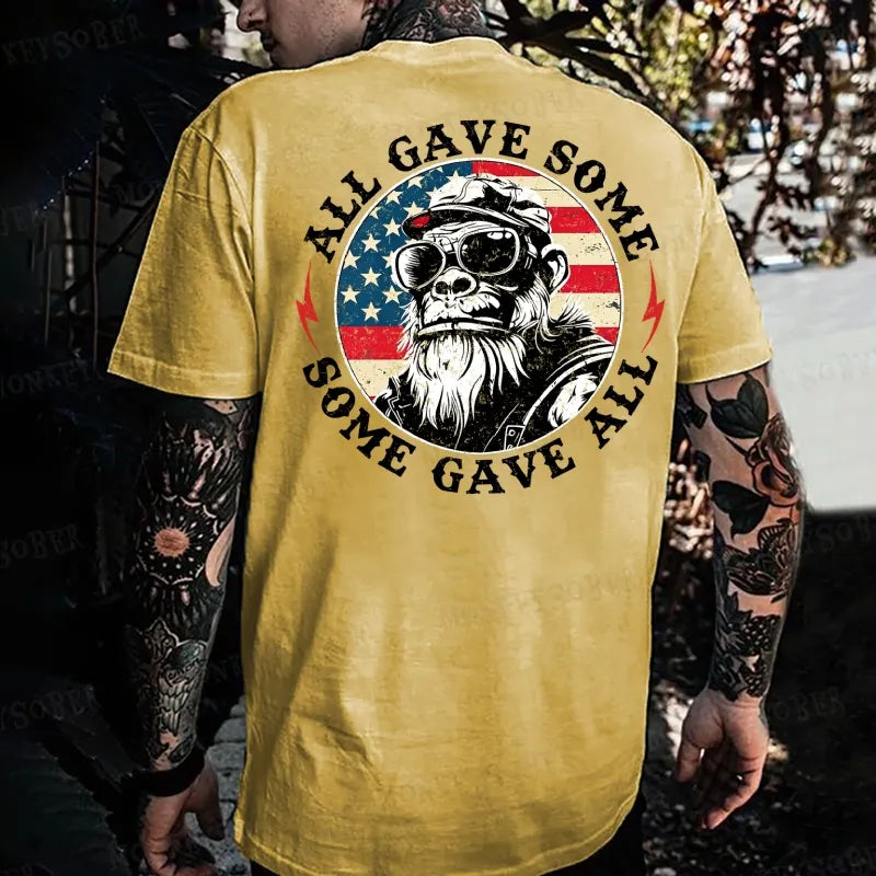 All Give Some, Some Give All Monkey T-shirt