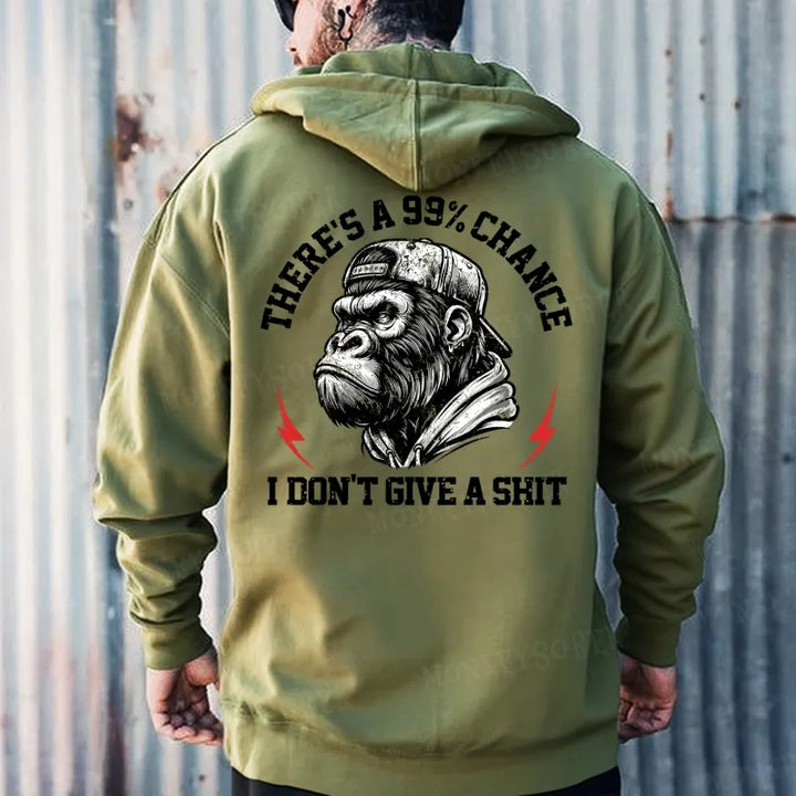 THERE'S A 99% CHANCE I DON'T GIVE A SHIT Hoodies