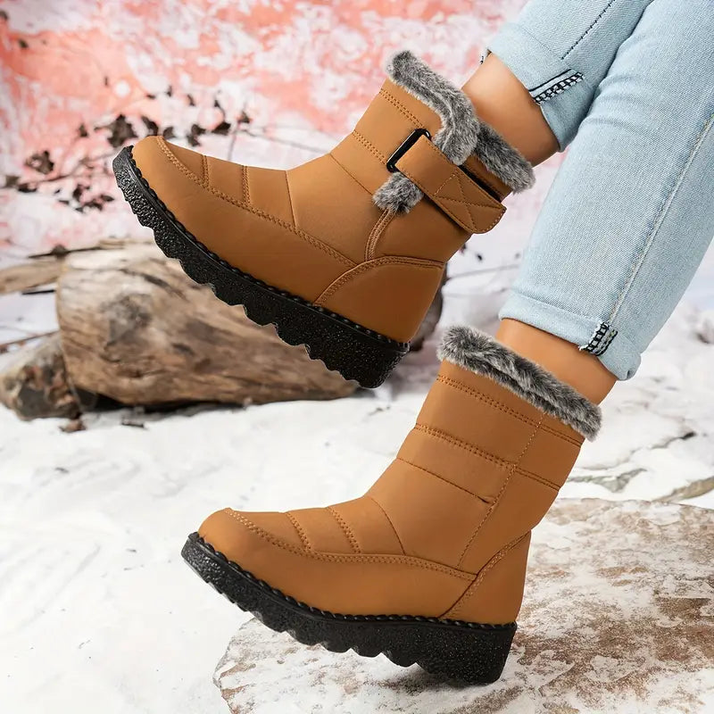 Women's Insulated Ankle Snow Boots – Stylish, Warm & Practical Cold-Weather Footwear