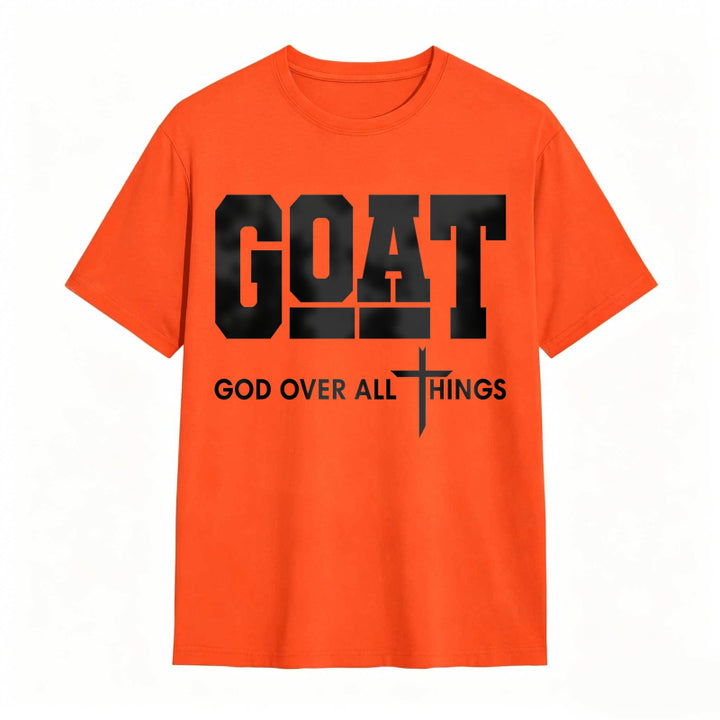 GOAT (“God Over All Things”) graphic T-shirt