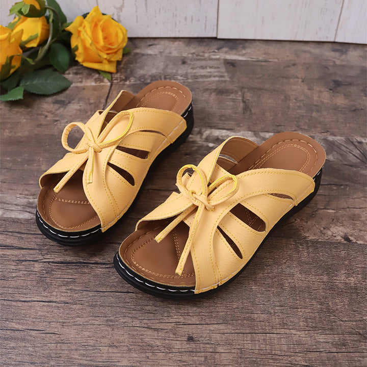 Women's Comfort Bowtie Slide Sandals