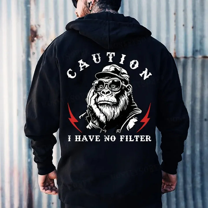 Caution I Have No Filter  Hoodies