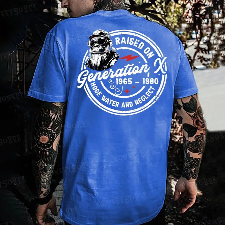 Raised On Generation, Hose Water And Neglect Monkey T-shirt