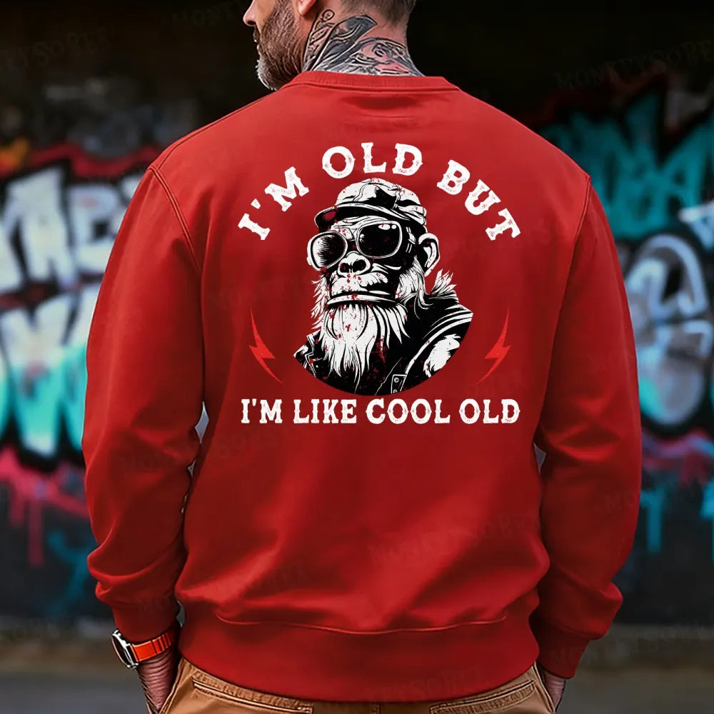 I'm Old But I'm Like Cool Old Funny Gift Sweatshirt