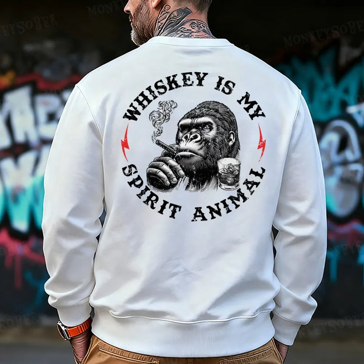 Whiskey is My Spirit Animal Sweatshirt