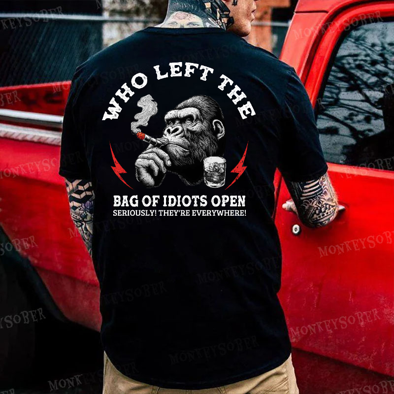 Who Left The Bag Of Idiots Open?  T-shirt
