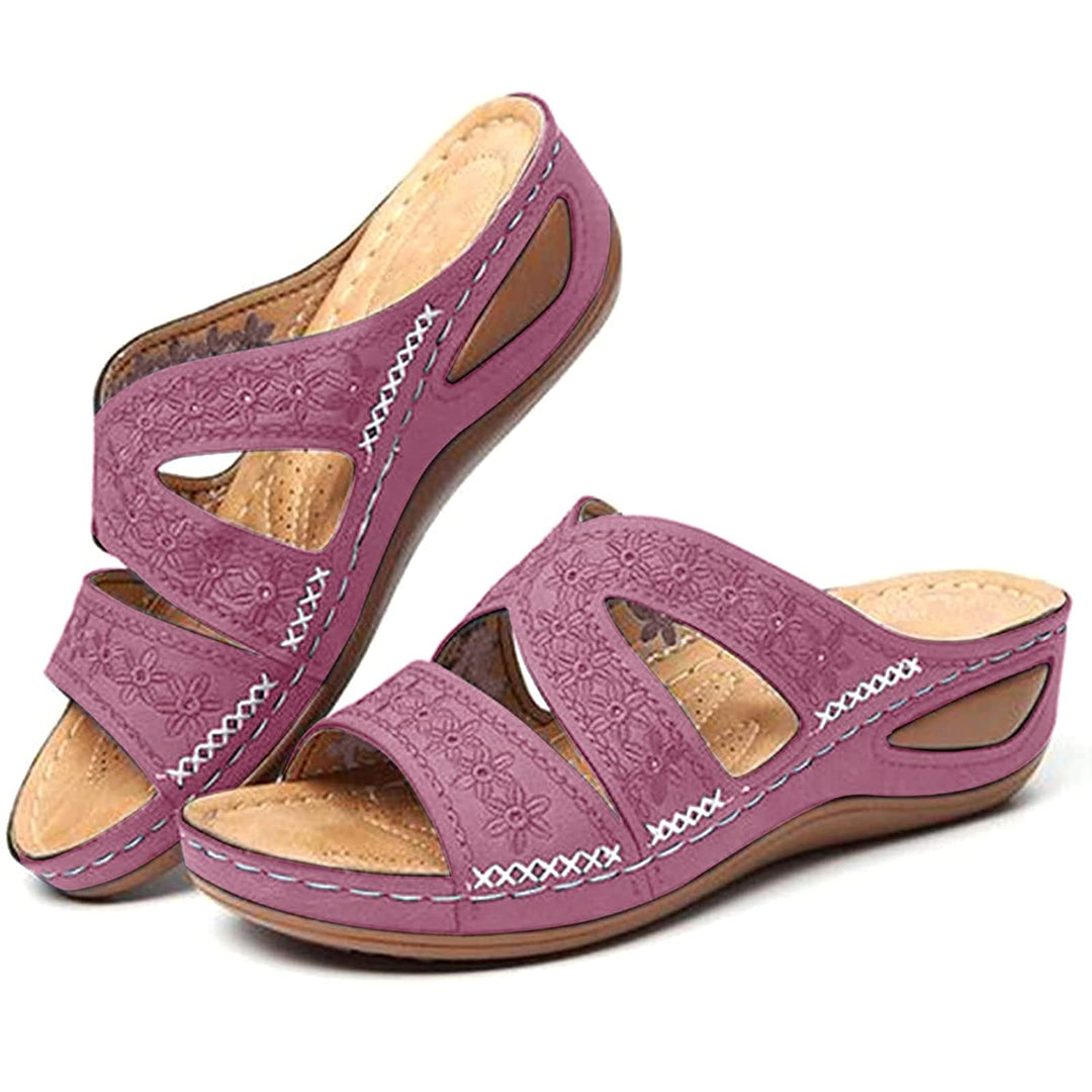 Women's Summer Wedge Sandals – Comfortable & Stretchy