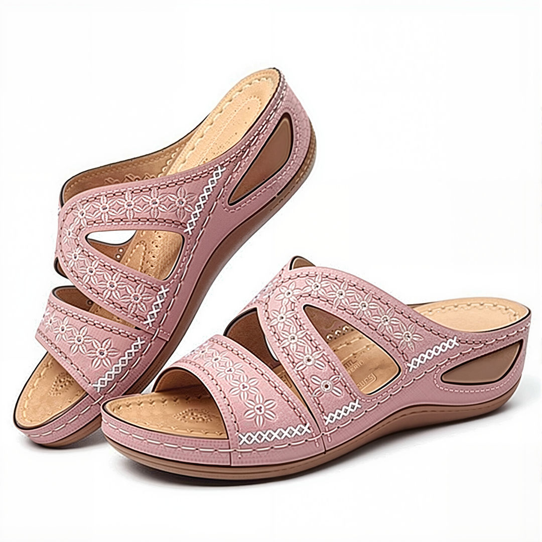Women's Summer Wedge Sandals – Comfortable & Stretchy