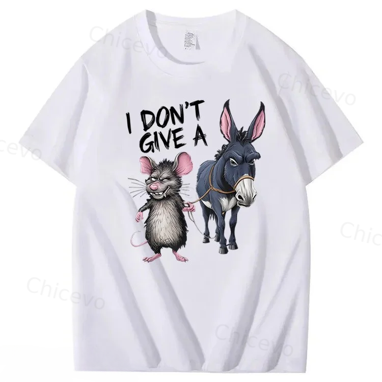 I Don't Give A Rats Ass Mouse & Donkey T-Shirt